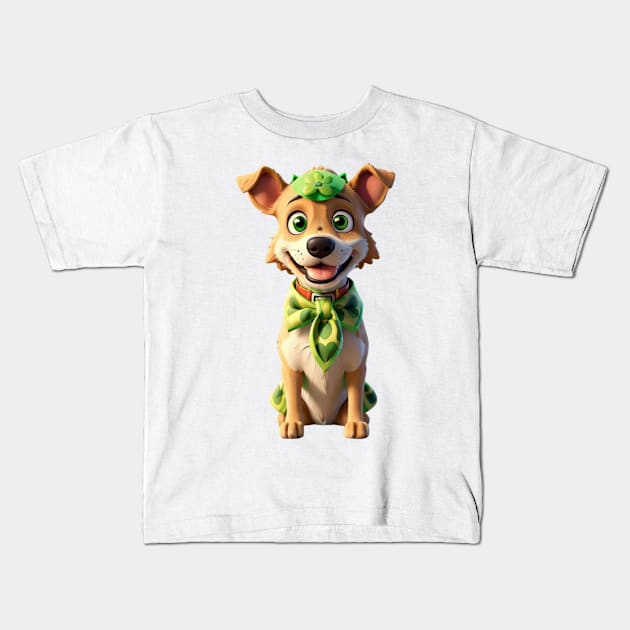 My spirit Pet: Lucky Vibes Only Kids T-Shirt by benzshope